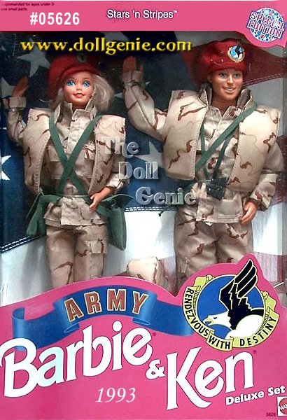 army barbie and ken