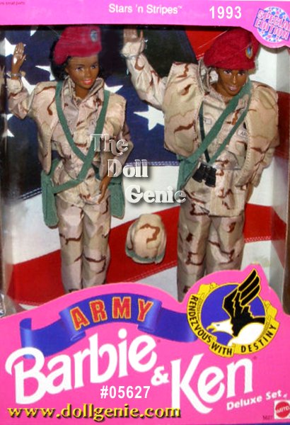 army barbie and ken
