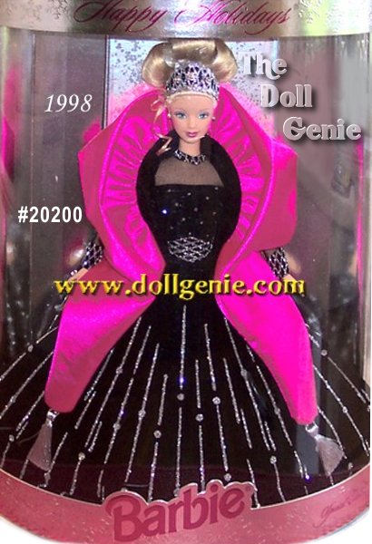 happy holidays barbie 1998 value