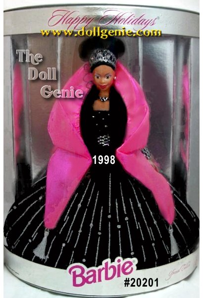 1998 black holiday barbie