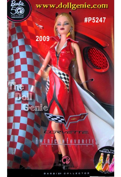 barbie red corvette