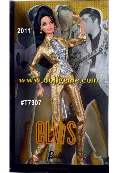elvis and barbie doll collector set