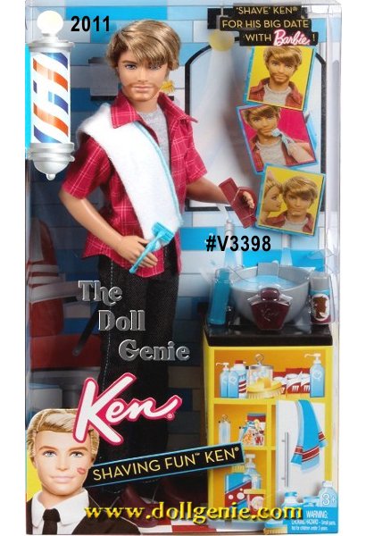 cool shaving ken doll