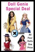 Barbie is loved around the world, and the Dolls of the World collection returns the love with Barbie dressed in aspirational versions of ancestral dress from various countries. This special deal consist of Chile, India, Mexico and Dutch DOTW Passport Barbie Dolls for one price while supplies last. Special Bundle Sale Price is $119.95