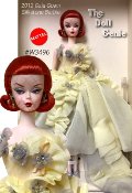Its not just a party, its the event of the year, and Gala Gown Barbie doll rises to the occasion with a breathtaking dress in pale yellow and grey chiffon. Evoking an image of the glamorous past, this exquisite gown features a cascade of ruffles accented with fabric flowers, silvery sequins, and yellow and clear beads. The taffeta-lined bodice floats above a white tulle petticoat, and elegant accessories include grey opera gloves and rhinestone and silvery drop earrings. Sheer tights and sling back shoes complete this stunning ensemble, setting the scene for an unforgettable evening. Designed by Robert Best