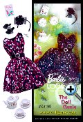 Barbie doll loves to change her look, and The Barbie Look collection delivers affordable fashion play for the adult collector by providing dolls, fashions and accessories with realistic details. This fashion pack provides the perfect outfit to wear to a tea party. The flirty black tea dress is accessorized with a black fascinator hat and comes with a tea set accessory to complete the tea-riffic look. 