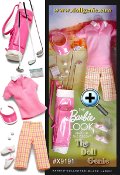 Barbie doll loves to change her look, and The Barbie Look collection delivers affordable fashion play for the adult collector by providing dolls, fashions and accessories with realistic details. This fashion pack provides the perfect outfit to wear on the golf course. The golfing look includes a pink polo shirt and plaid shorts and comes with golf bag, clubs and other themed accessories. Barbie doll's fashion style is always a hole-in-one! 